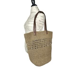 Banana Republic Factory | Women | Tobacco Coastal Paper Straw Market Tote